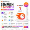 Semrush 1 Month Subscription Official SEO Toolkit for Keyword Research and Competitor Analysis